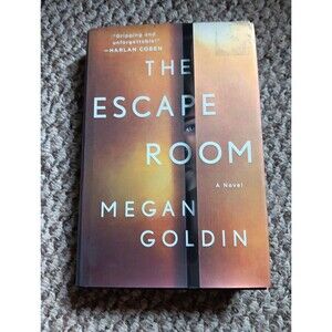 The Escape Room Megan goldin A Novel Hardcover Dust Jacket First Edition 2019